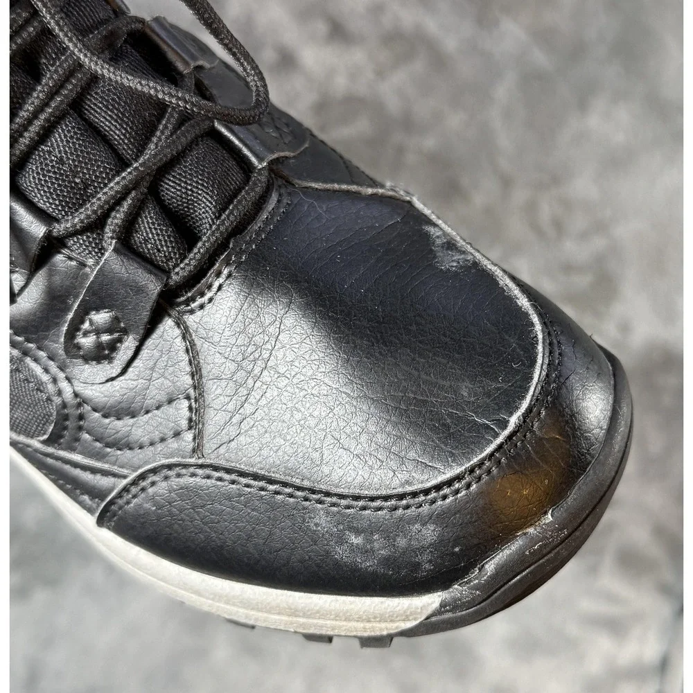 Tamarack Boots Womens Size 8 Black Faux Shearling Lined Winter Snow T-RF1867